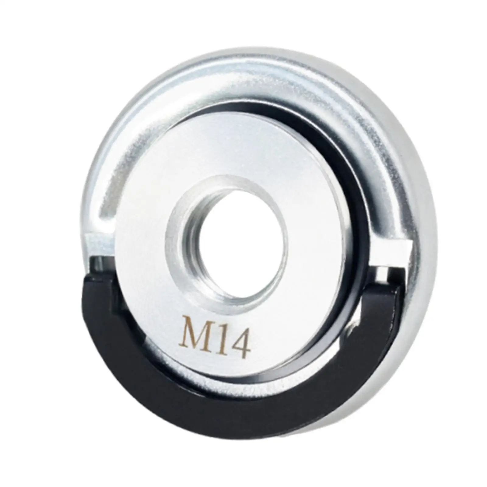 Alloy Angle Grinder Flange Nut 45mm M14 Quick Clamping Self Lock Pressure Plate for Grinder Parts Repair