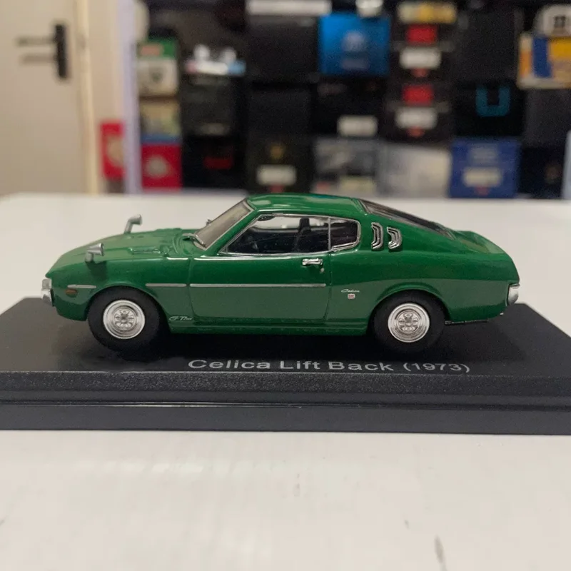 (Old Stock Paint Defect) Norev 1:43 1973 CELICA Lift Back RA25 Alloy Car Model Collectibles Toy Unique gift Scene Simulation