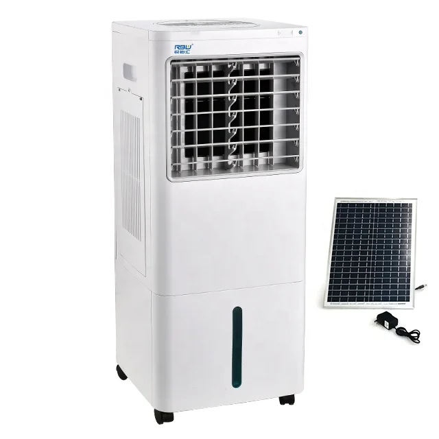 

DC 24V Solar Power Portable Evaporative air Cooler with 30L Large Water tank