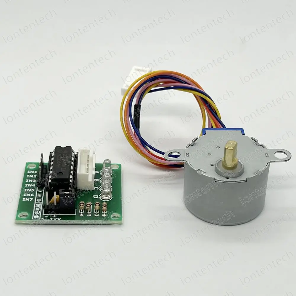 5V 4-Phase 28BYJ-48 DC Gear Step Stepper Motor+ULN2003 Driver Board ULN2003 PIC MCU DIY LT00019