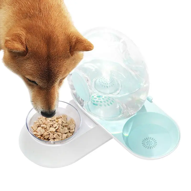 

Pet Water Dispenser Cat Feeder Water Bowl Dispenser Automatic Pet Filtered Water Dispenser And Food Bowl Snail Shaped Automated