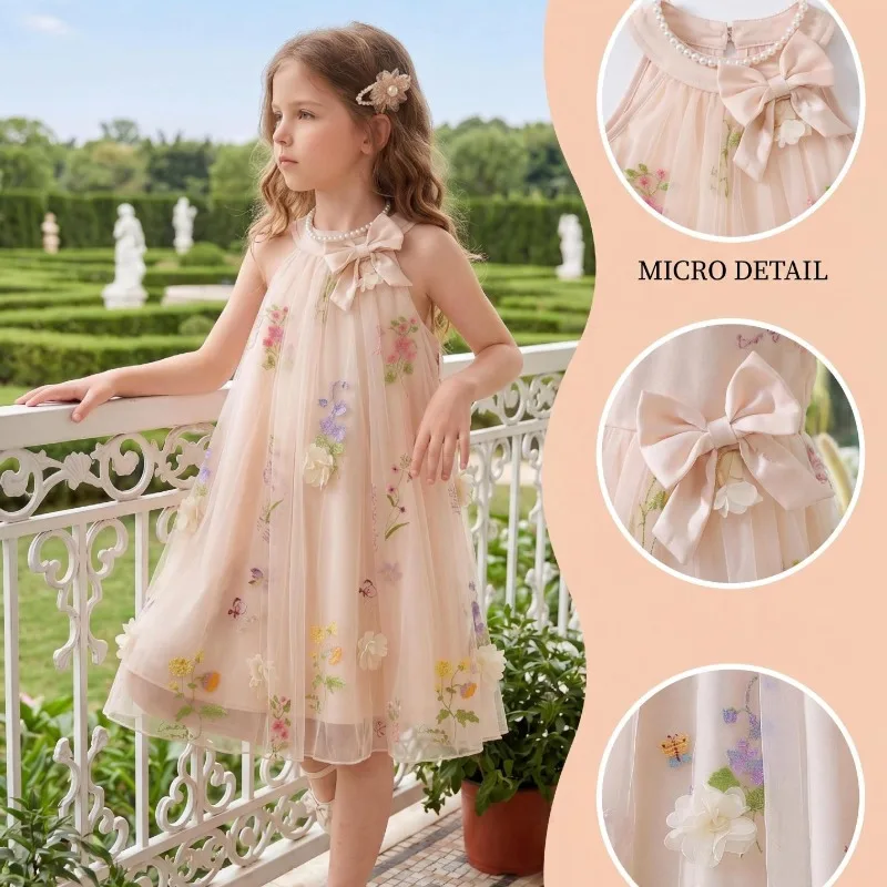 2026-kids-summer-embroidery-floral-printed-princess-dress-baby-girls-casual-daily-wear-fashion-sundress