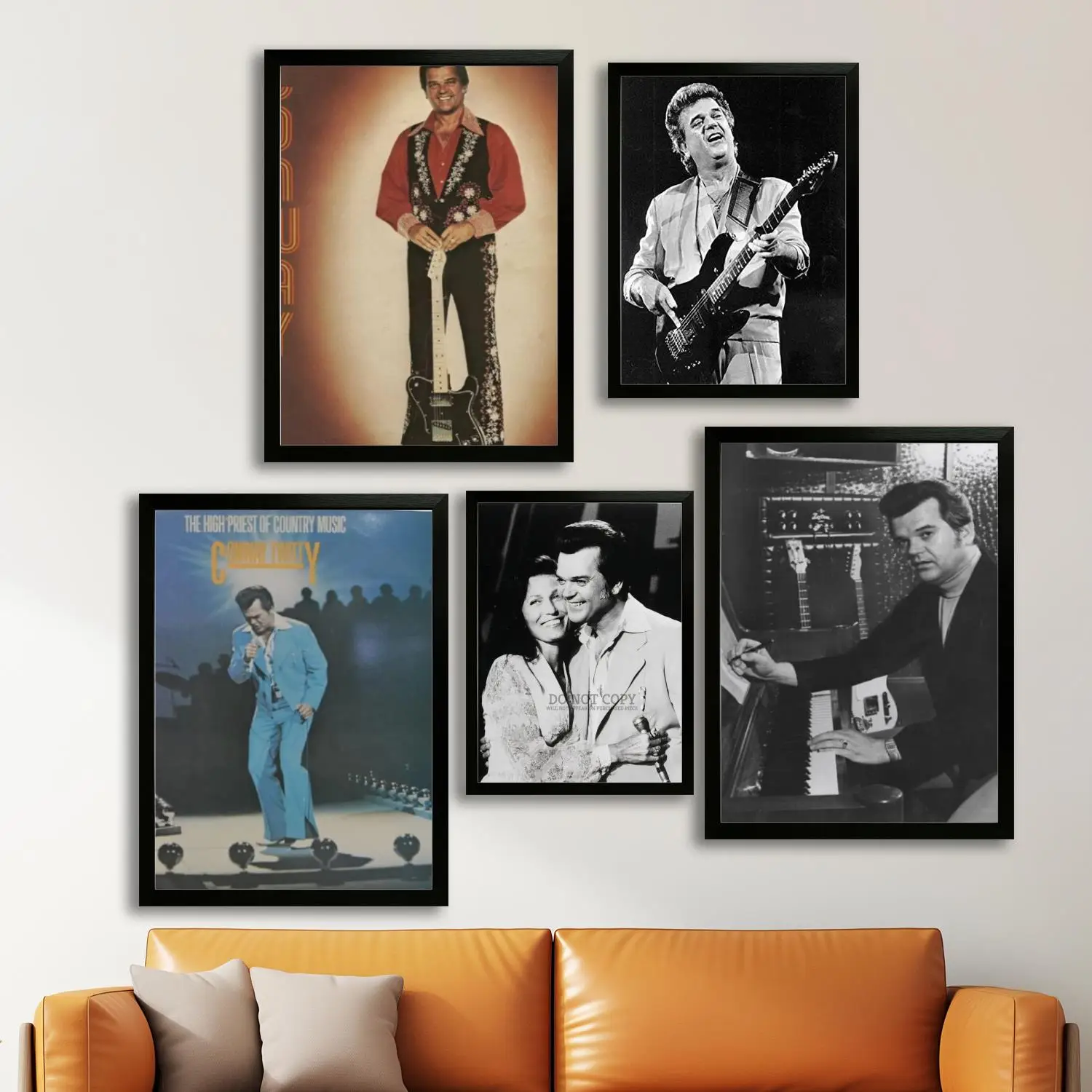 Conway Twitty Canvas Art Poster, Wall Art, Picture Print, Modern Family, Bedroom Decor, Posters,Decorative painting