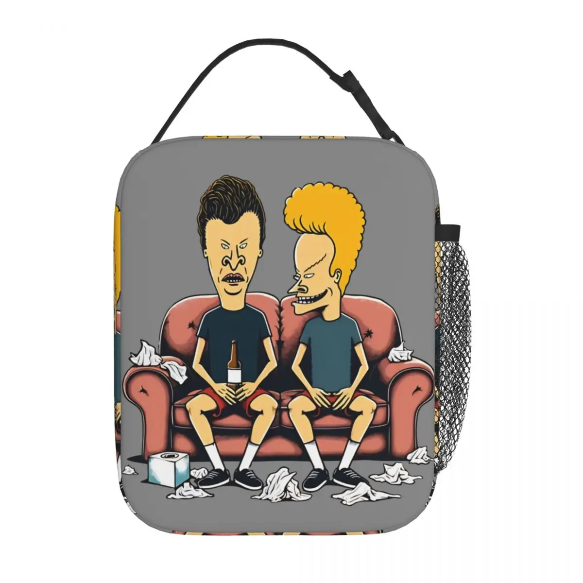 beavis-e-butthead-cena-classica-isolada-lancheiras-a-prova-de-vazamento-recipiente-de-almoco-saco-termico-tote-lancheira-sacos-de-armazenamento-de-alimentos