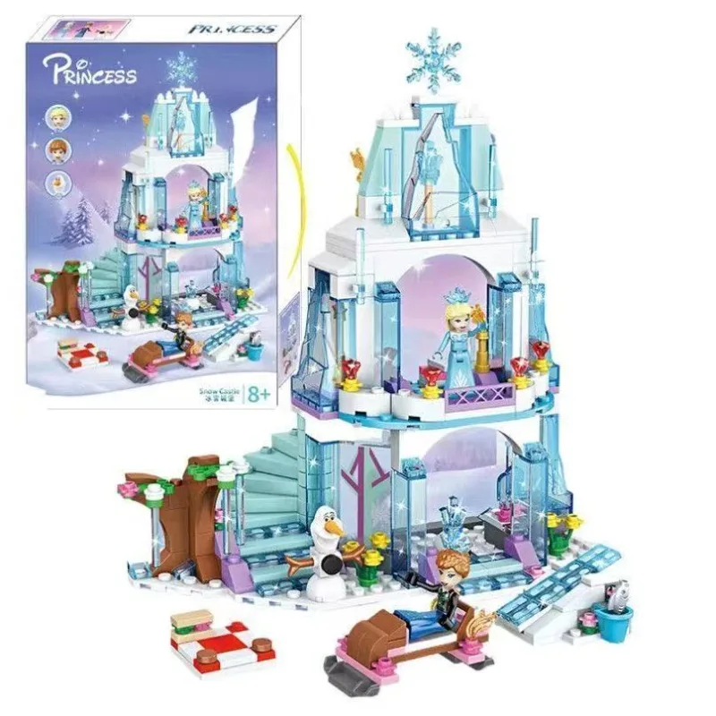 

Конструктор «Волшебный замок Эльзы» из серии «Принцесса из Frozen» для девочек, детская сборная игрушка