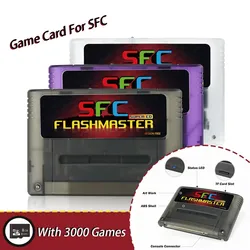 3000 In 1 Super ED Game Card For Super Famicom With 8GB TF Card Cassette For SFC Video Game Console