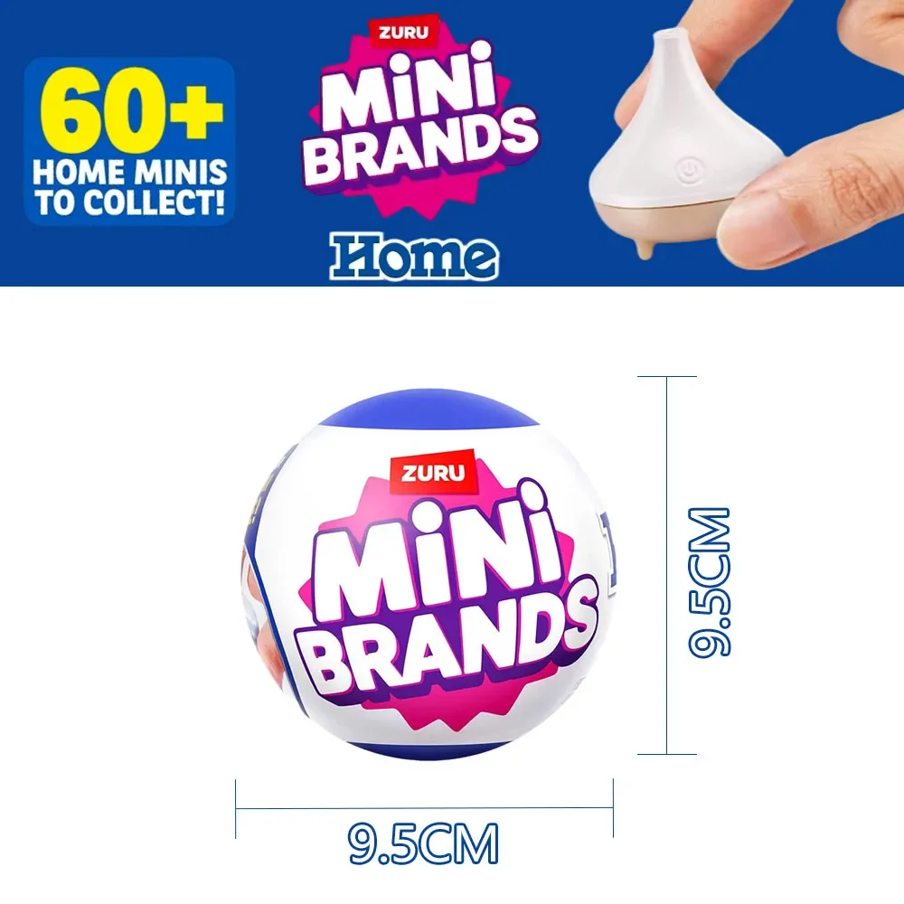 ZURU Mini Brands Home Series 60+ Styles Miniature Furniture Kitchen Appliances Mystery Capsule Collectible Mini Home Toy view 2