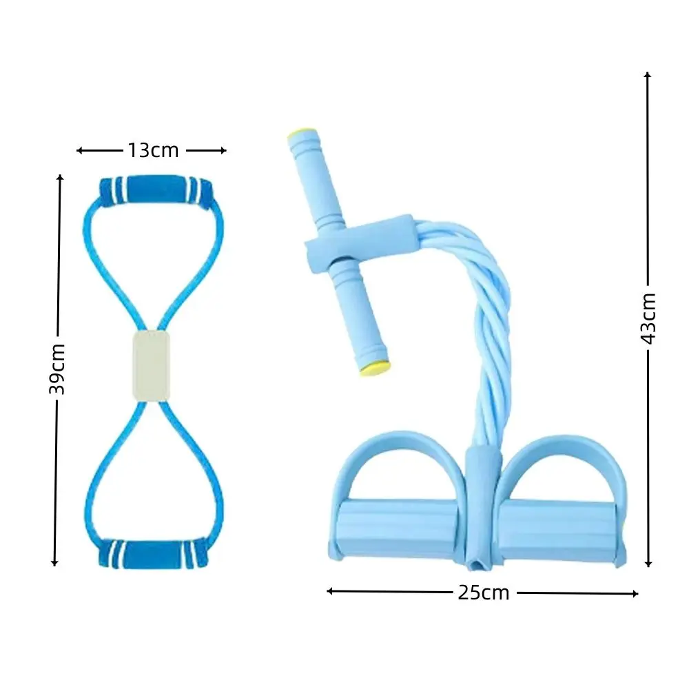 New 6-Tube Resistance Bands Set with Foam Sport At Home Yoga Elastic Band Shoulder Opening TPE Yoga Pedal Puller for Abdomen Arm gallery 5