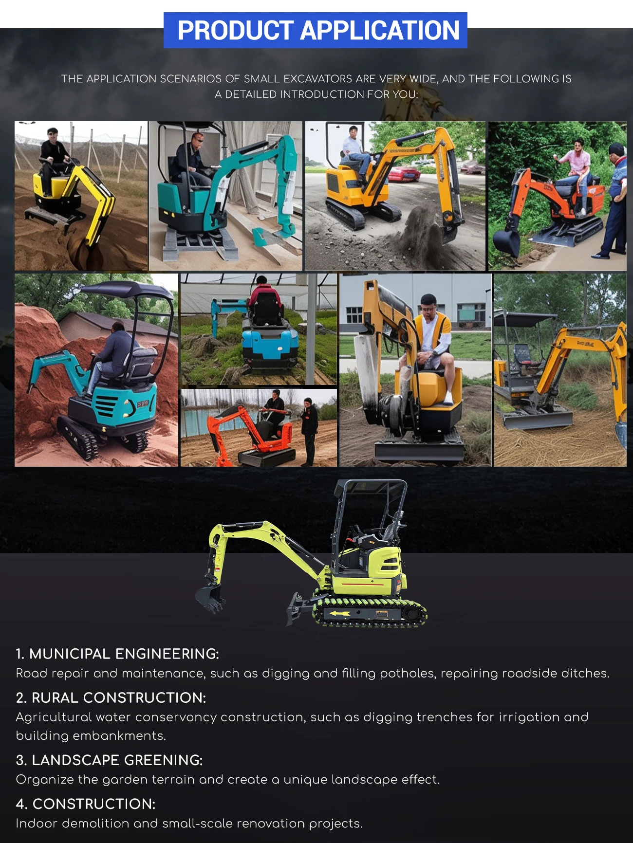 Mesin Excavator Kubota Baru 1,8 Ton, Mini Excavator 1,5 Ton, 1 Ton, Micro Digger untuk Dijual