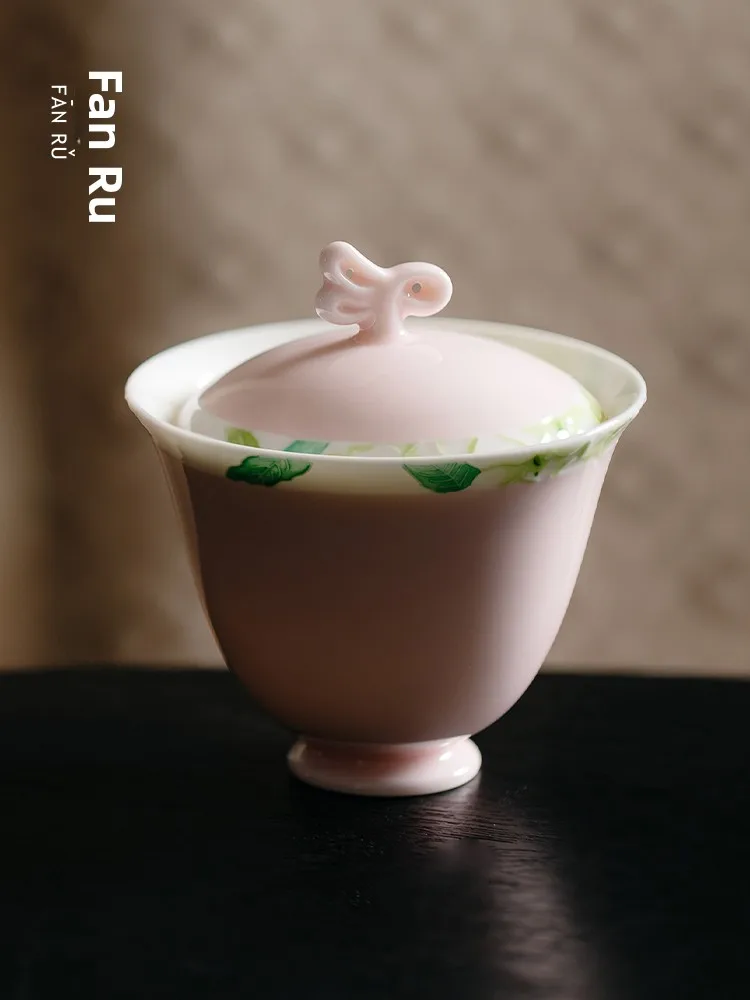 fanyu-hand-painted-gongfu-tea-set-elegant-ladies-special-tea-bowl-ceramics-high-aesthetic-value-single-tea-serving-bowl