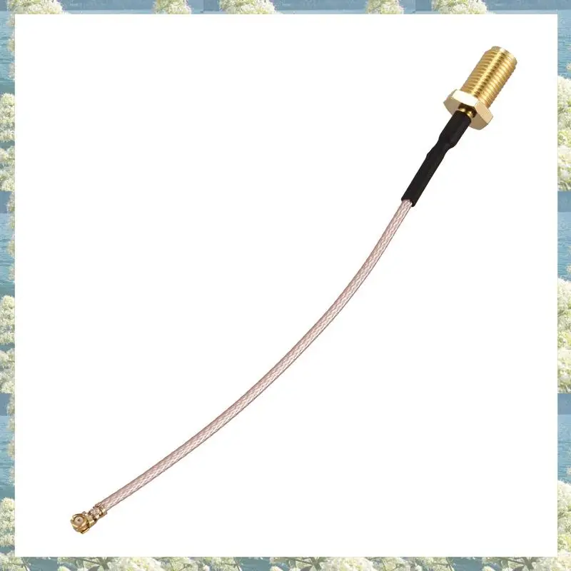 Новая упаковка из 12 RF U.FL(/IPX) Mini PCI к RP-SMA, гнездовая косичка, Wi-Fi, коаксиальный кабель RG-178, кабель с низкими потерями (10 см)