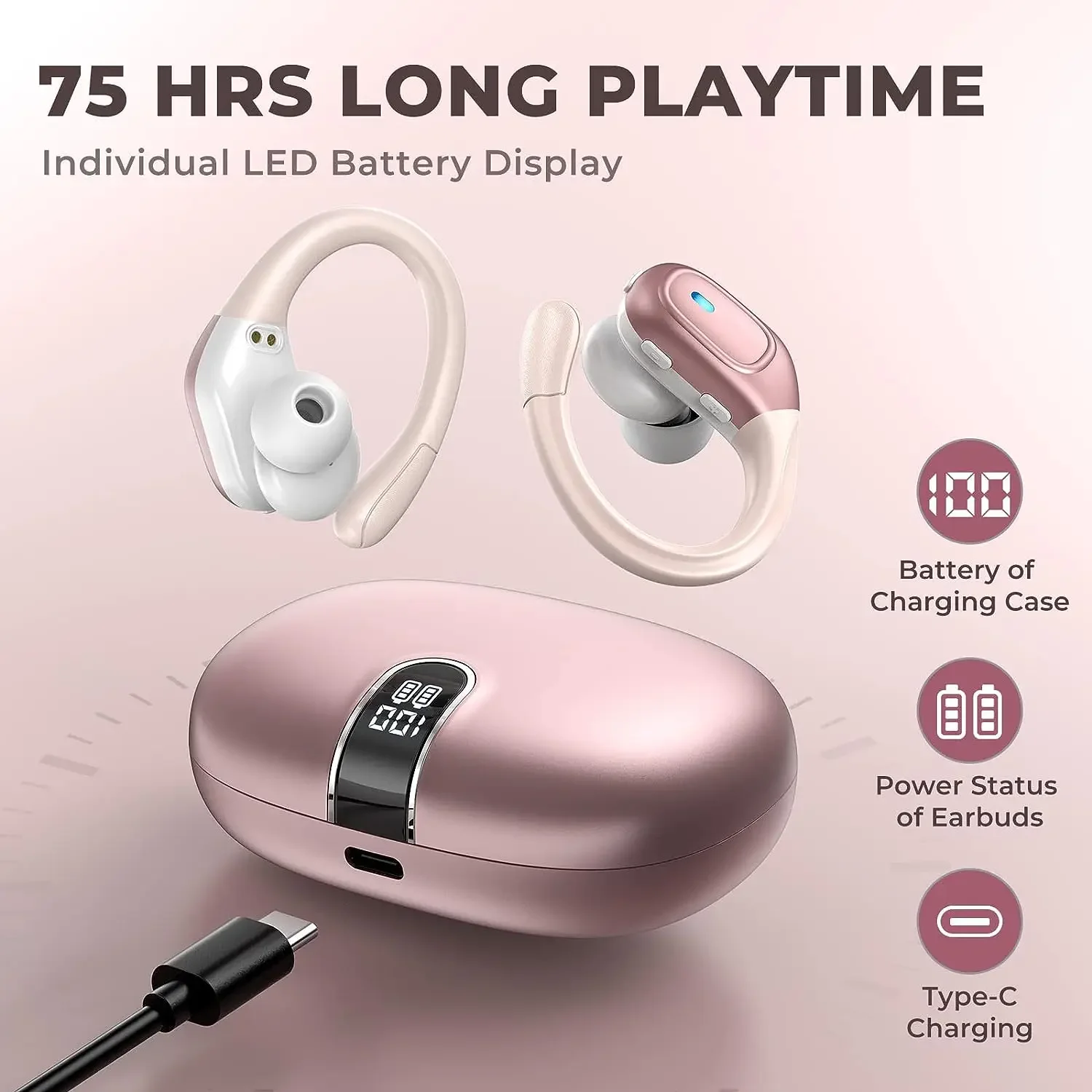 TWS NEW BX28 Wireless Bluetooth Headset 5.3 Earphones Bluetooth