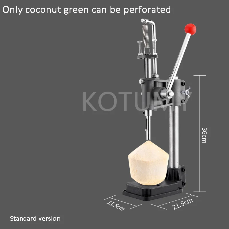 Coconut Opener Coconut Punching Machine Manual Coconut Opening Machine Green Coconut Knife Drill Machine