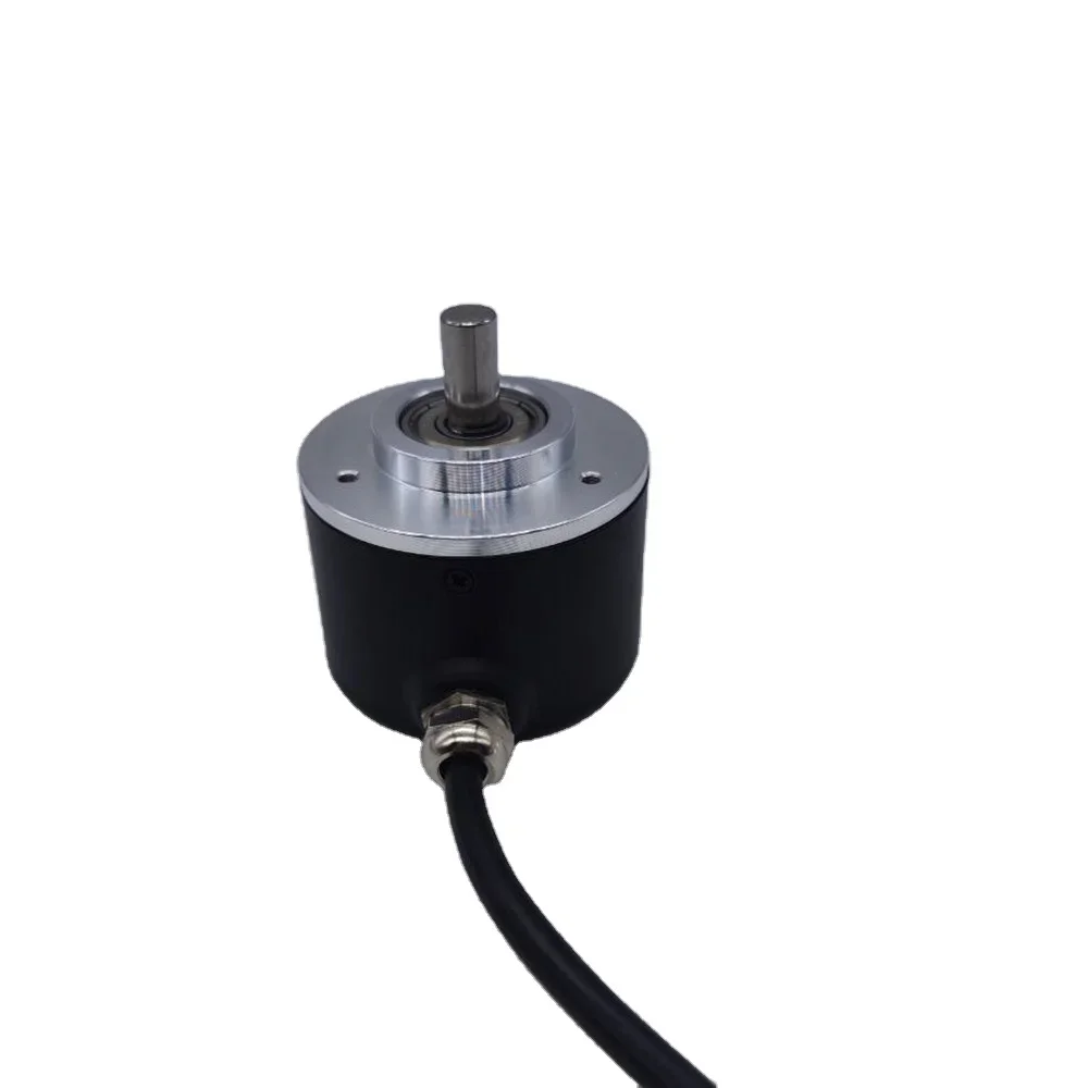 Encoder Rotary Solid Shaft Optik DC5-26V 600ppr BARU GHS52-08G600BMC526 untuk Motor Servo