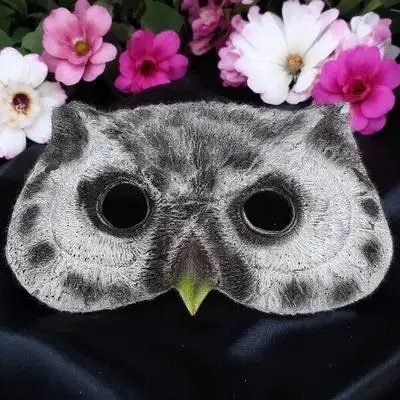 Halloween Owl Mask PU Durable Masquerade Party Cosplay Costume Prop for Adults Animal Masks for Adults