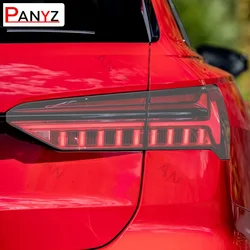 For Audi A6 S6 C8 2019 2020 Car Headlight Protective Film Headlamp Taillight Transparent Black TPU Protective