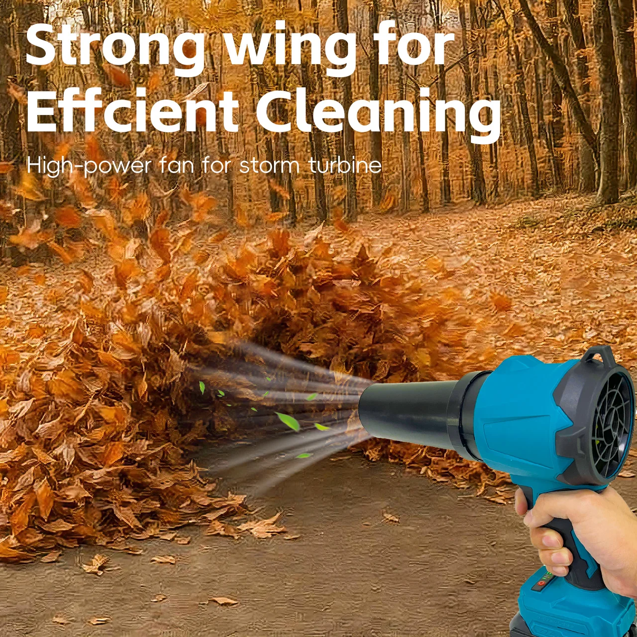 ONEVAN 3500W souffleurs d'air électriques sans brosse 300000 tr/min souffleur de feuilles sans fil portatif outils de soufflage de poussière pour broche de batterie Makita