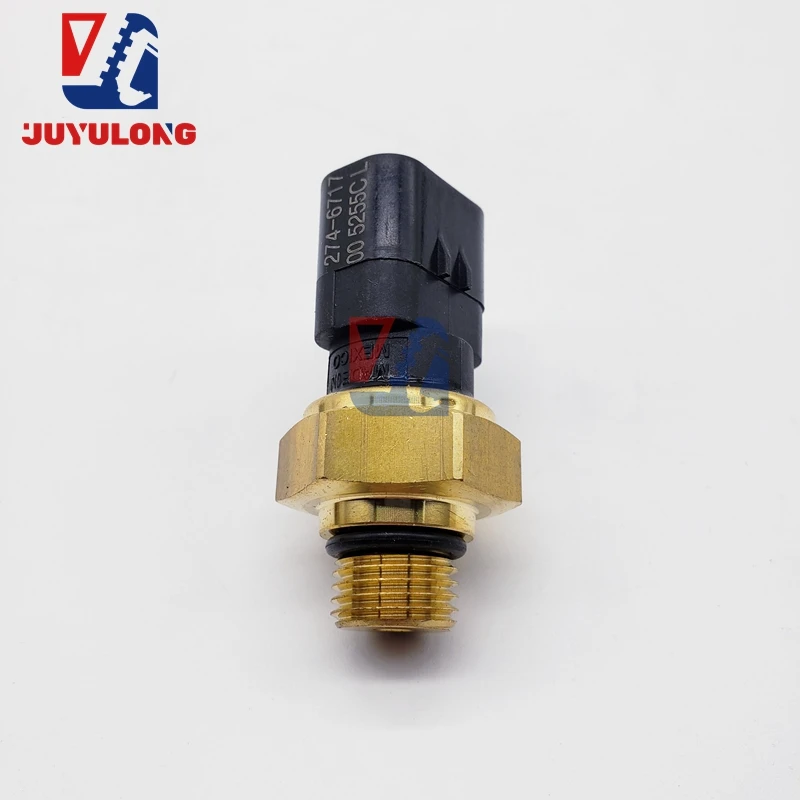 JUYULONG for Caterpillar CAT E345 349D Engine C13 Timing Atmospheric Pressure Sensor Fitting 274-6717 Excavator Spare Parts 4