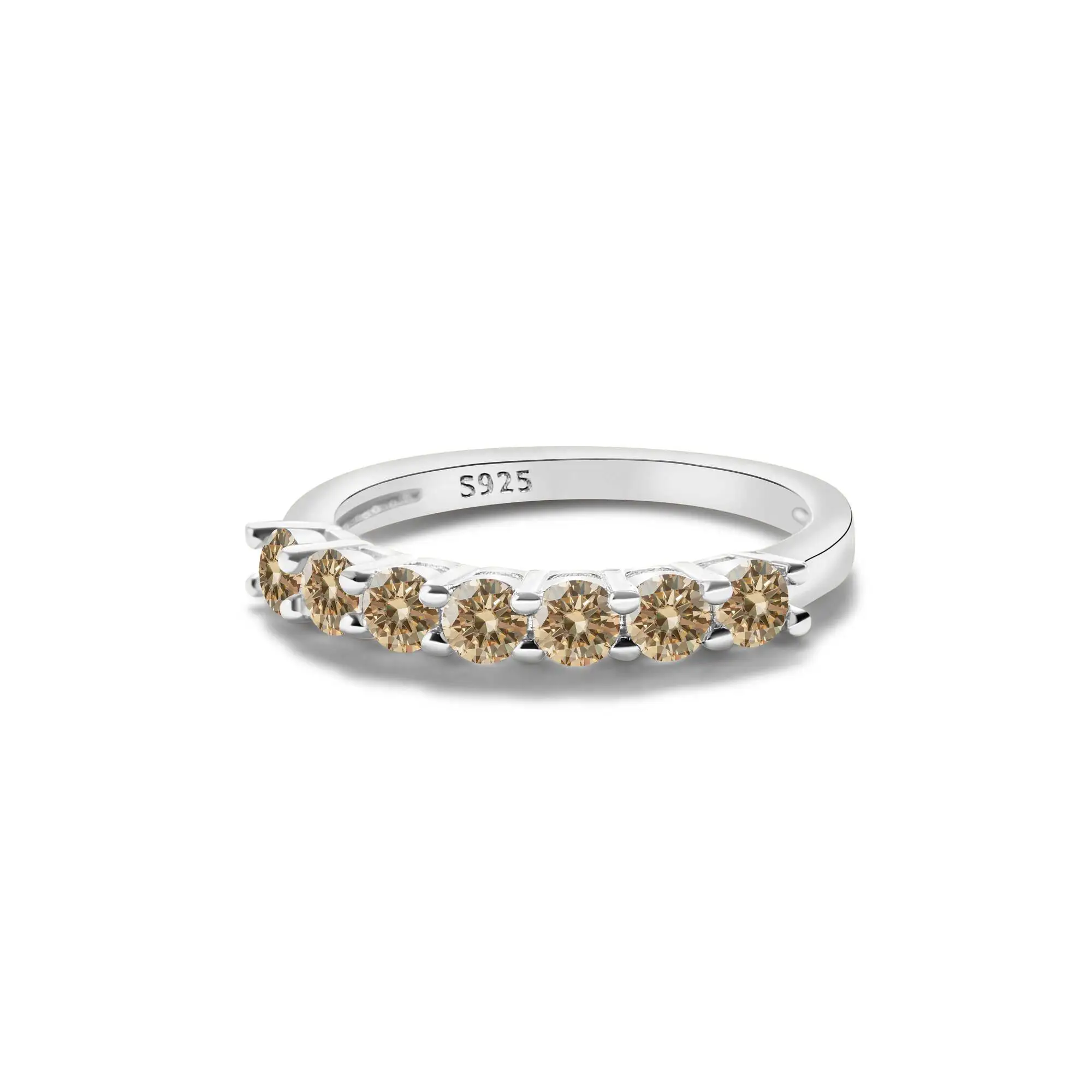 1,0 Karat Königsblau Farbe Moissan ite Ring Sterling Silber massiv Gelbgold Farbe Hochzeit Verlobung ringe für Frauen – Detail 12
