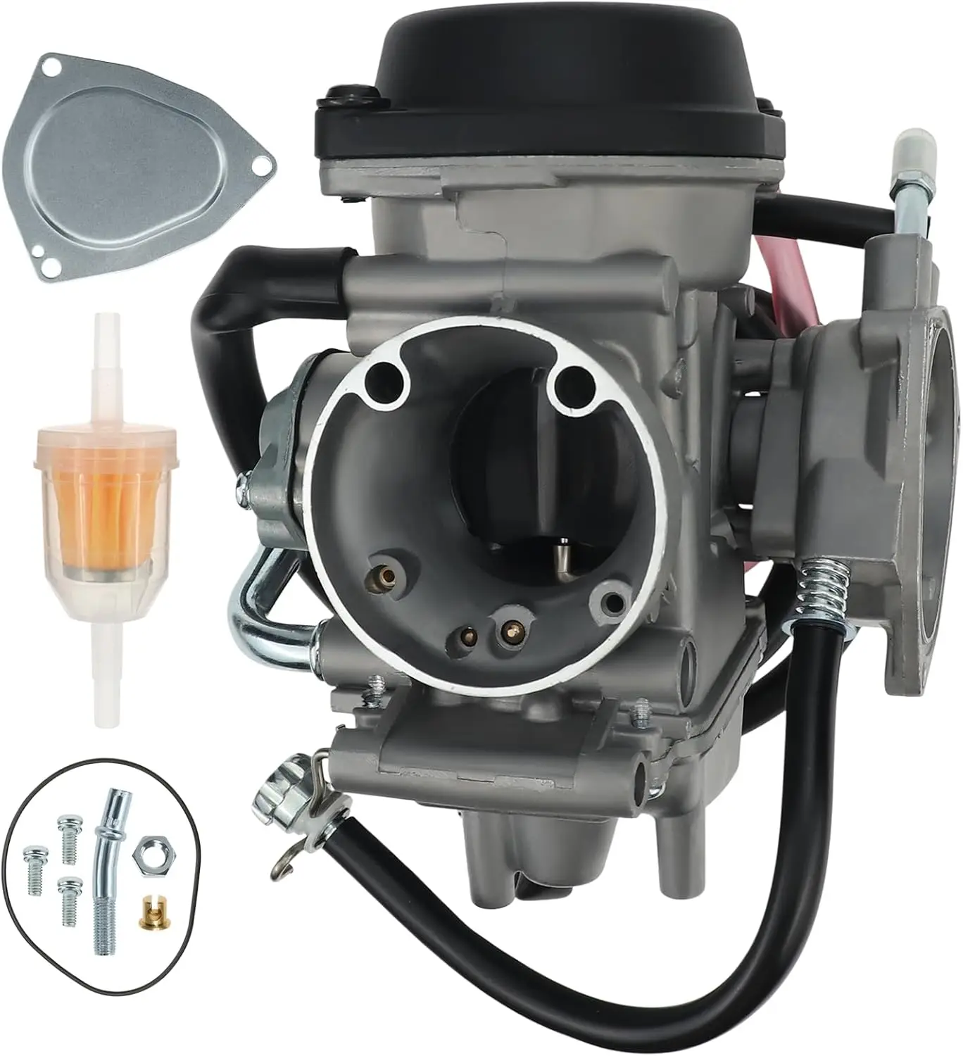 LTZ400 Carburetor Compatible with Suzuki LTZ400 Quad LTK400 Compatible with Yamaha Raptor 350 YFM350 For Arctic Cat DVX 400