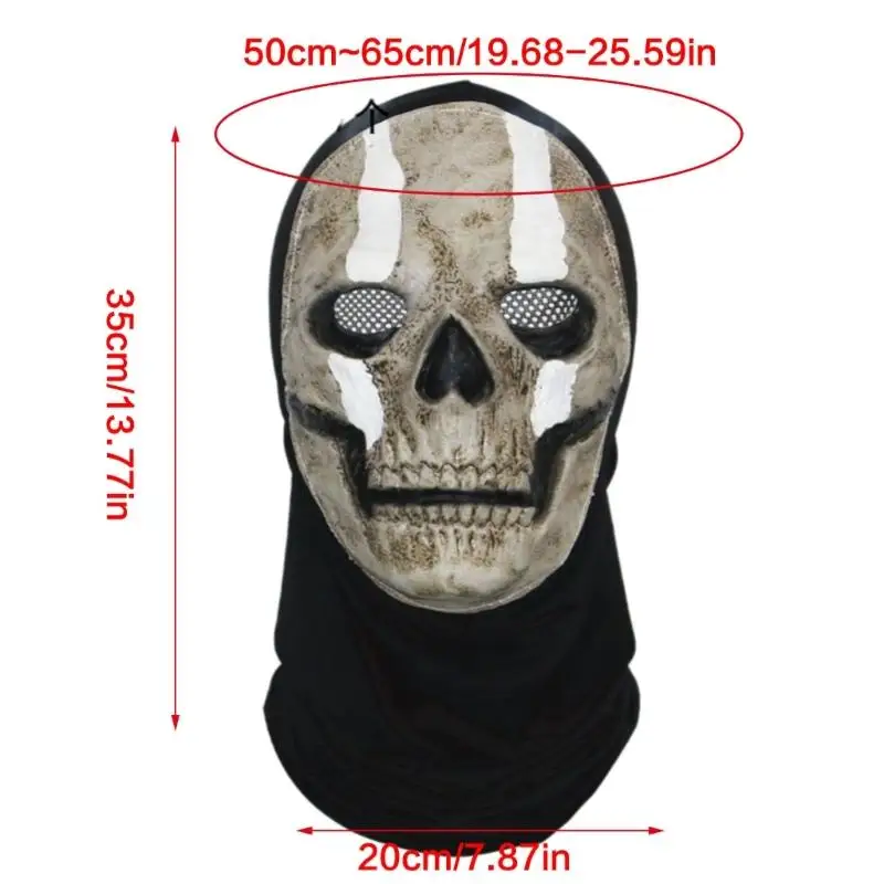 652F Multi Use Scary Mask For Parades Costume Event Realistic Silicone Design