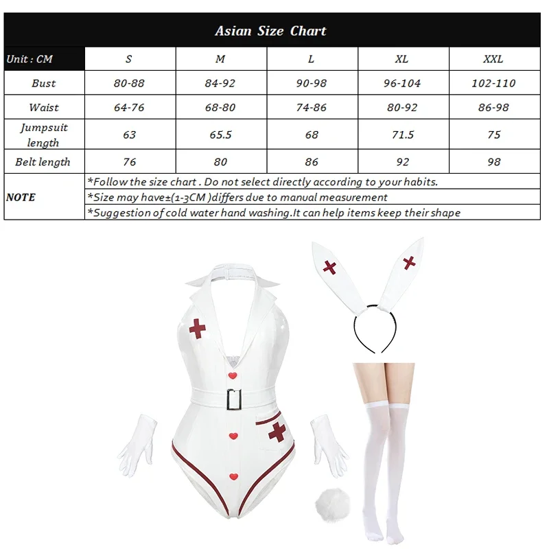 رولكوس-زي فتاة الأرنب الراهبة للنساء ، زي حفلة عيد الهالوين ، زي ممرضة مثير ، بدلة راهبة للبالغين