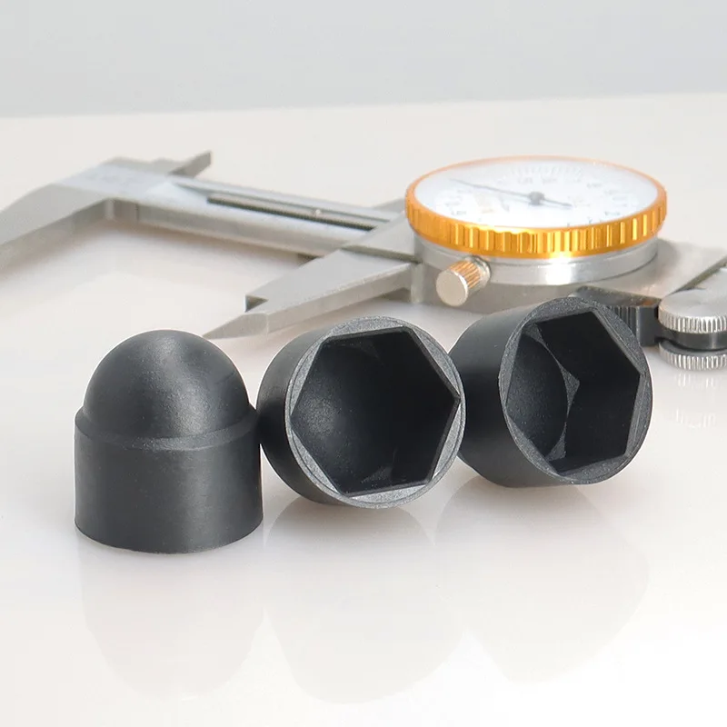 10/20/50/100pcs sechseckige Kunststoff-Schraub kappen rostfrei umwelt freundliche Kunststoff-Schraub kappen Motorrad-Reifens chutz kappe