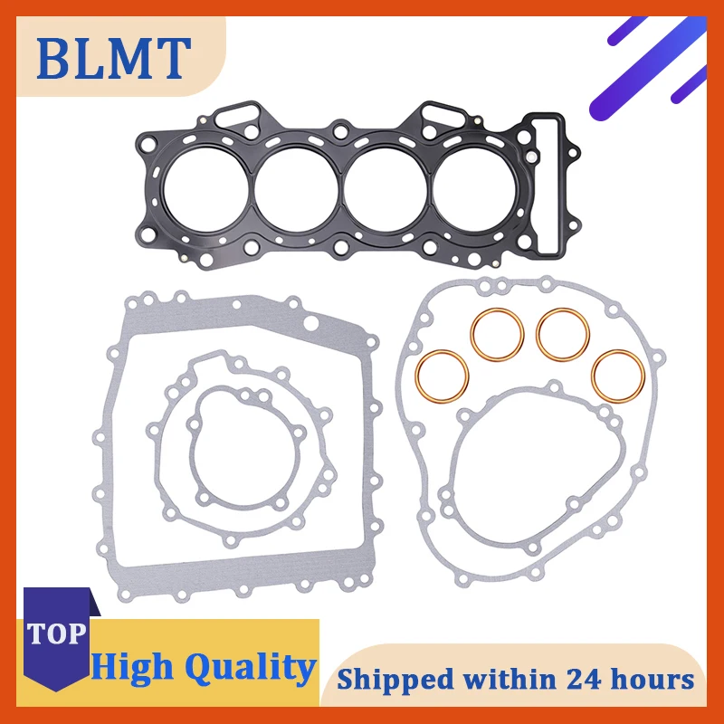 

Motorcycle Complete Cylinder Gaskets Kit For Kawasaki Ninja ZX6R ZX636 ZX600P 11054-1643 11004-0057 11061-0250 11061-0249