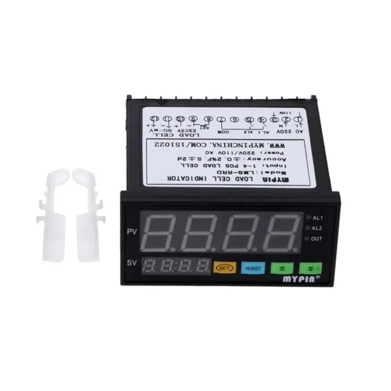 Mypin LM8-RRD controlador de pesagem digital display led controlador de peso 1-4 sinais de célula de carga entrada 2 saída de relé 4