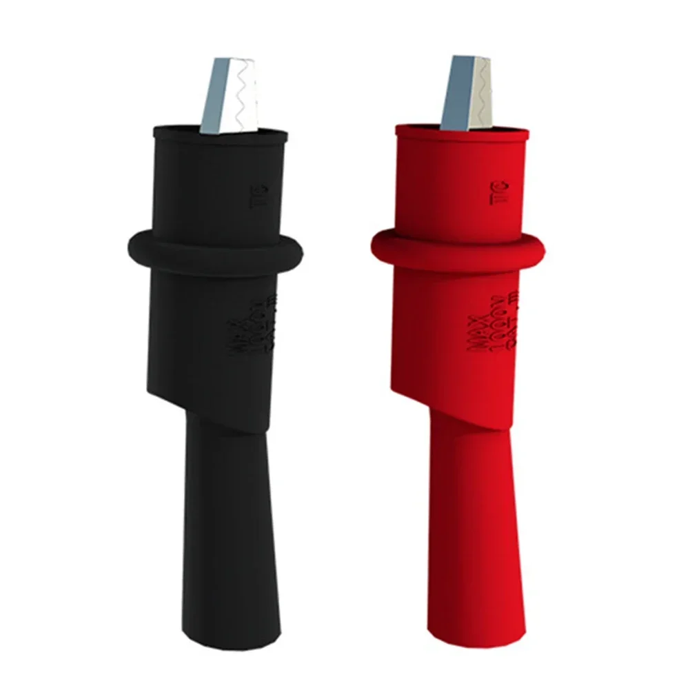 1 Pair Crocodile Test Clip Clamp For Multimeter Tester Probe For Measuring Various Currents