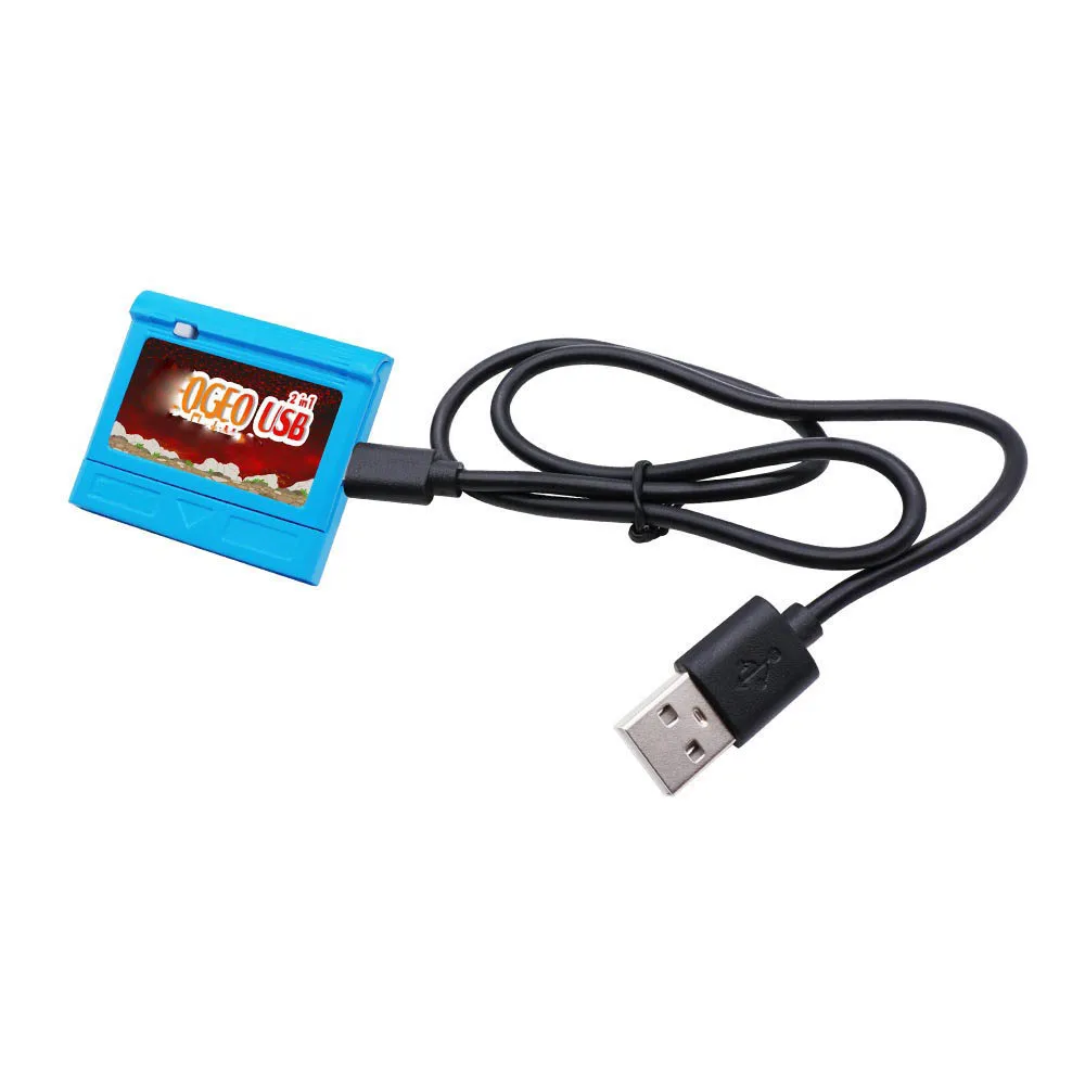 

1PCS For SNK NGP NGPC Flash Card For NEOGEO USB Flash Masta 2 in 1 Plastic Gaming Card Case