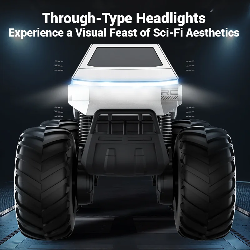 JJRC New Amphibious Waterproof Off-Road Vehicle High-Speed Shock Absorption Four-Wheel Drive Climbing Handle Electric Boy Toy