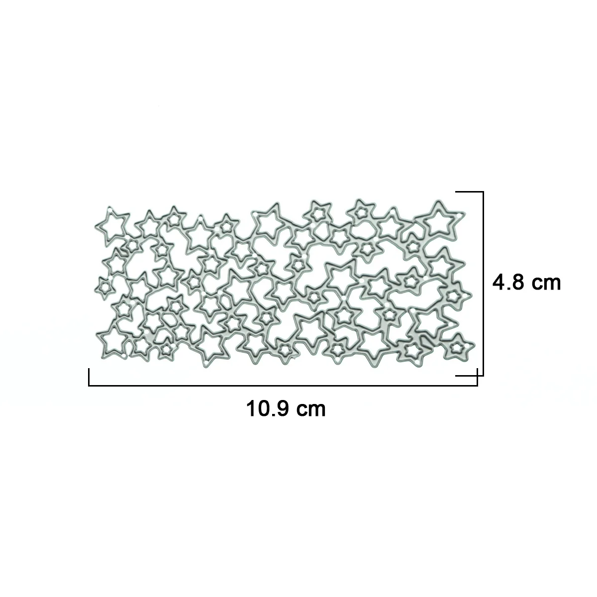 Stern Conffeti Muster Metall Stanze Für Sammelalbum Handwerk Papier Schneiden Schablone Fotoalbum Cliparts Hintergrund Dekorieren
