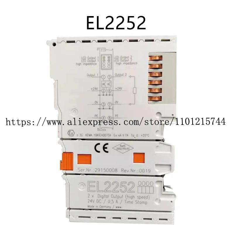 

Новый оригинальный контроллер PLC EL2252 EL2622 EL2262 EL3403 EL2521 EL9184 Moudle один год гарантии