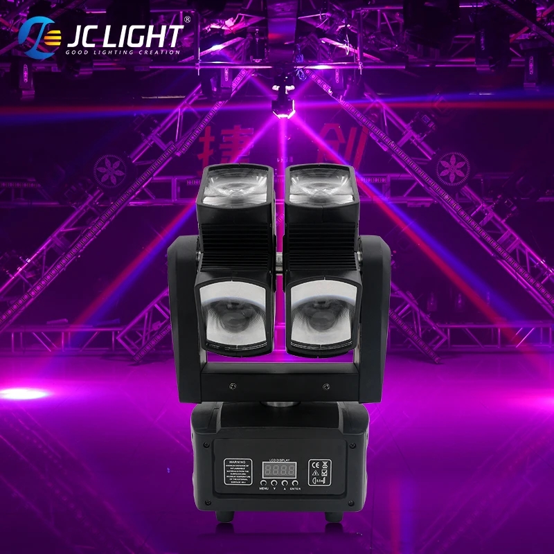 JC Light China Professional Lighting Rgbw 4in1 8pcs 10w Led Hot Wheel Sharpy Beam Moving Head Stage Lights For Night Club Light