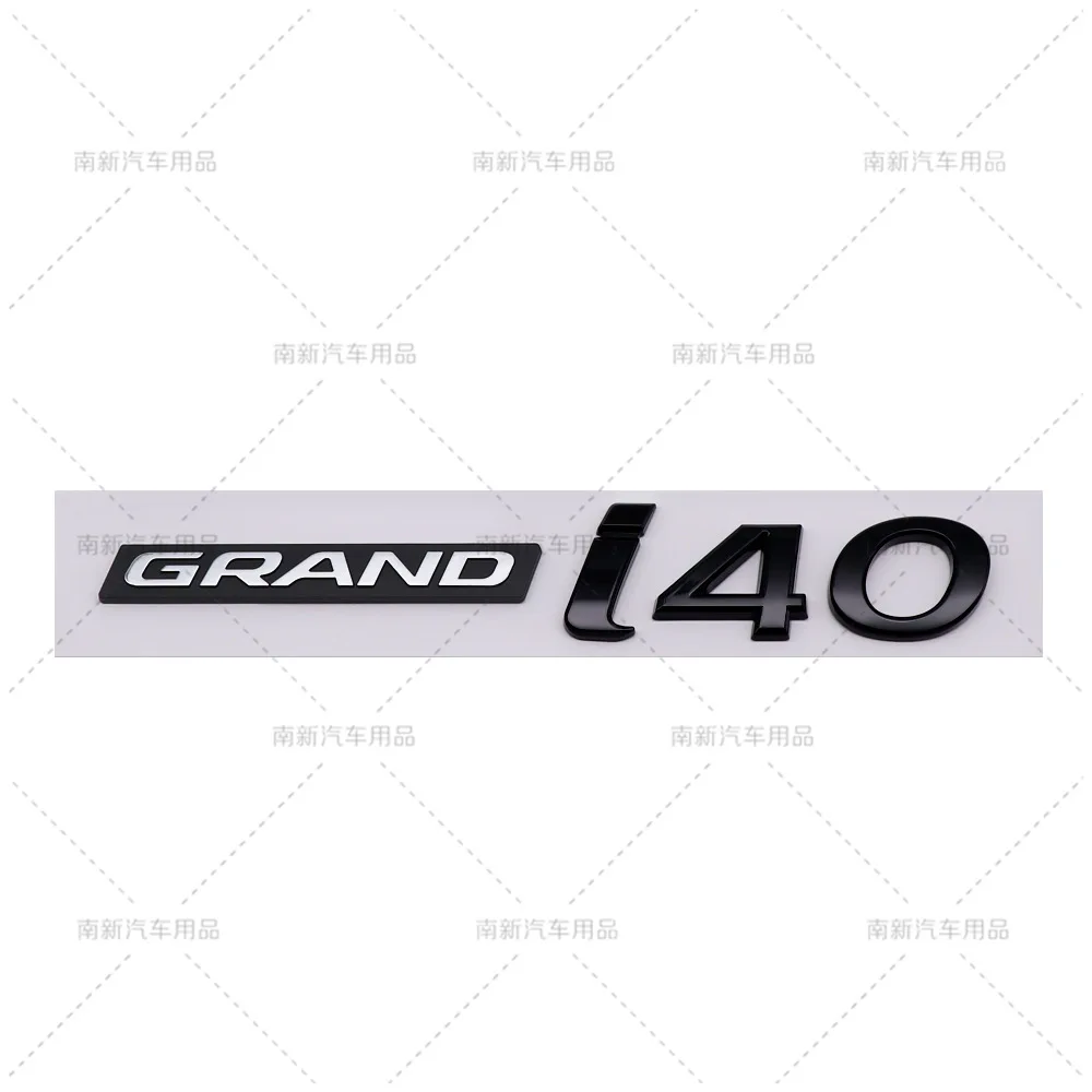 Hot Sale 3D ABS GRAND i10 i20 i30 i40 Letter Emblem Fit Hyundai Self Adhesive Car Rear Trunk Tailgate Modification Badge Sticker view 3