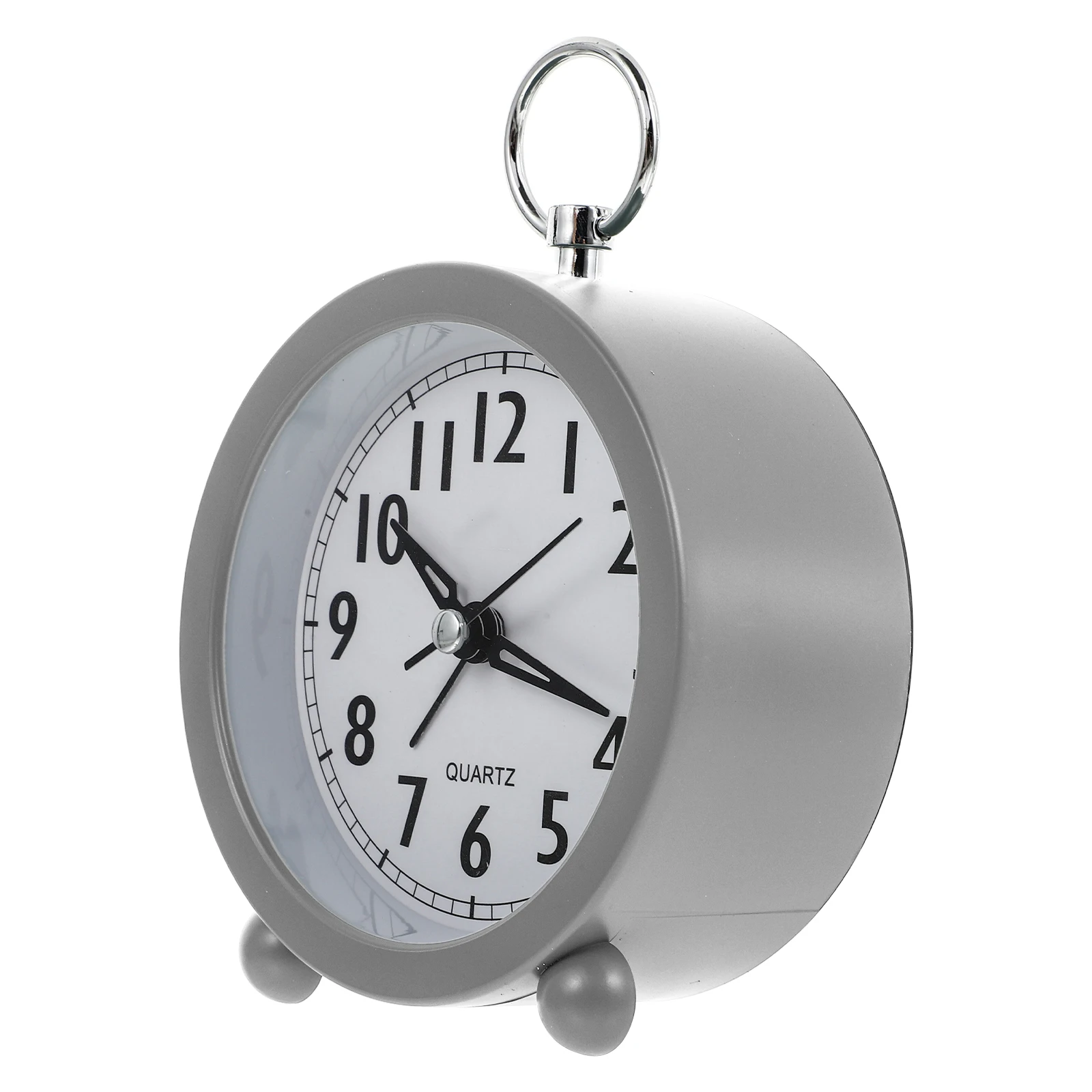

Christmas Macaron Alarm Clock Office Desk Decor Decorative Glass Small Analog