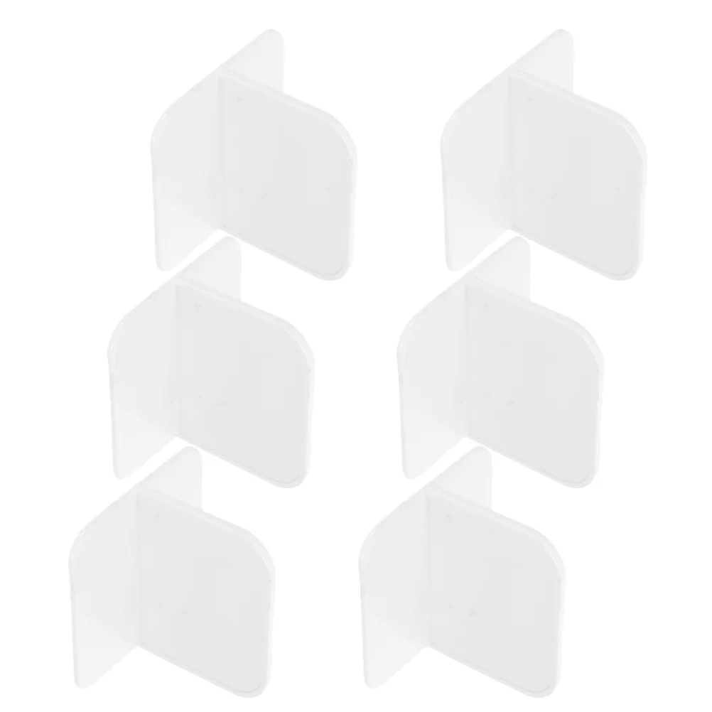 6 個フェンス補強ベビーアクセサリー家具アンカー転倒防止ベビーサークルスタビライザープラスチッククリップ棚壁アンカー
