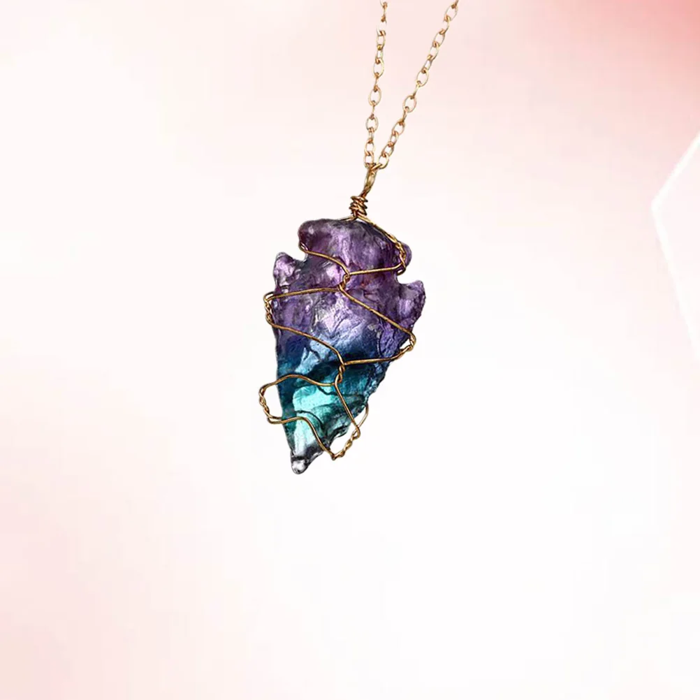 

Irregular Necklace Natural Stone Pendant Chain Elegant Jewelry Gift for Mother Best Friend Birthday Party Accessories Colorful