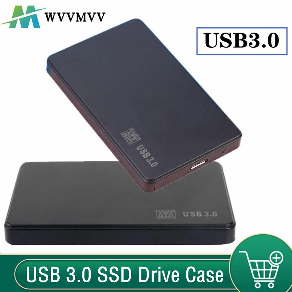 2.5 Inch HDD SSD Ốp Lưng USB 3.0 Sang SATA Đĩa Cứng Hộp 5Gbps SD Đĩa Ốp Lưng HDD Ngoài Ổ Cho Máy Tính Xách Tay Máy Tính Để Bàn