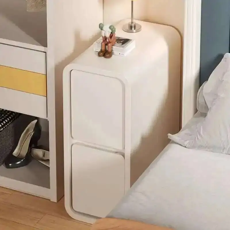 

Designer Trendy Bedside Nightstands Tables Storage Nightstands Accent Advanced Sense Mesitas De Noche Lounge Suite Furniture