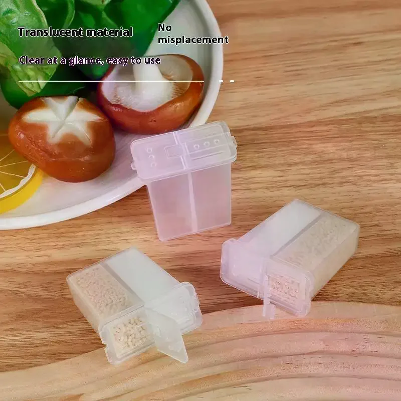 Camping Cooking Box - กระปุกใส่เครื่องปรุง 2in1 สำหรับแคมป์ปิ้ง พร้อมฝาปิด 2 ช่อง