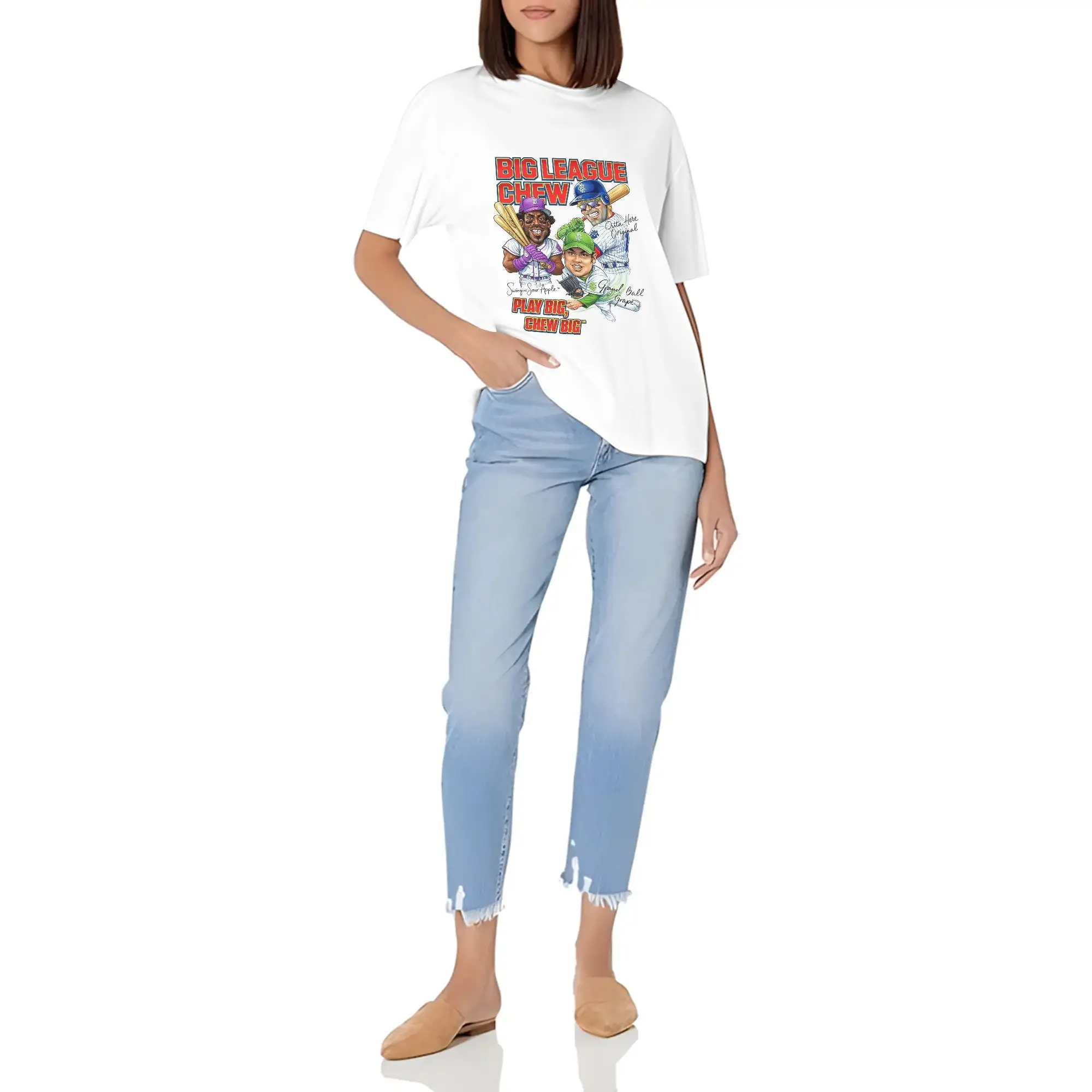 Big League Chew Womens & Big Womens Graphic Tee Shirt, Sizes S 3XL