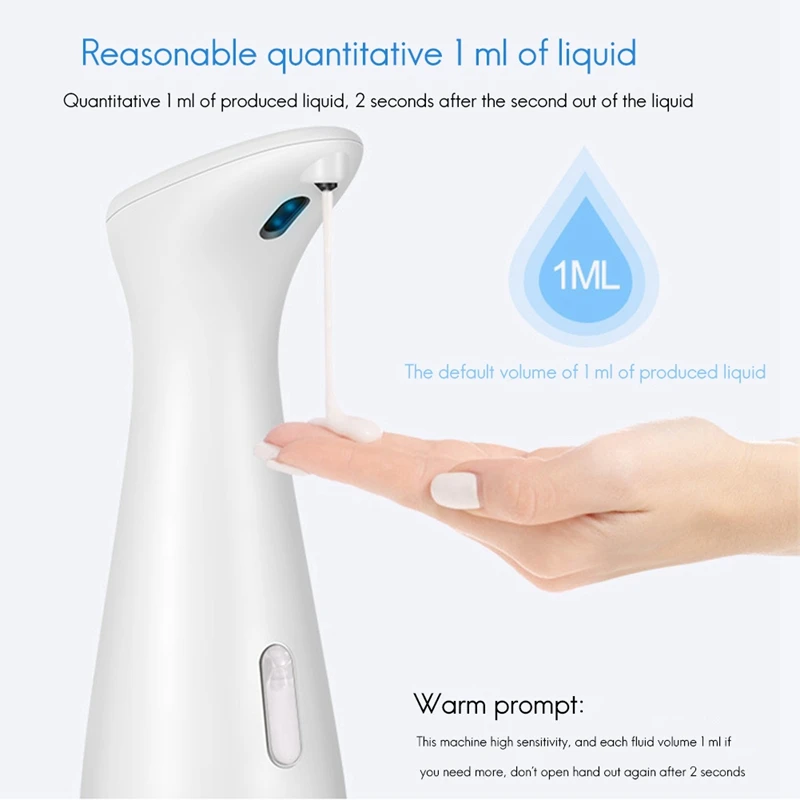 Automatic Infrared Induction Soap Dispenser Intelligent Sensor Touchless Auto Hand Washing Home Office Bathroom Wash