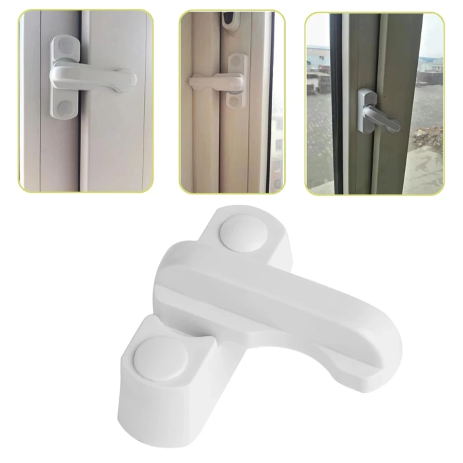 Plastic Rvs Zinklegering Kind Veilig Security Window Deur Sash Lock Veiligheid Deurkruk Sweep Klink Thuis Bescherming