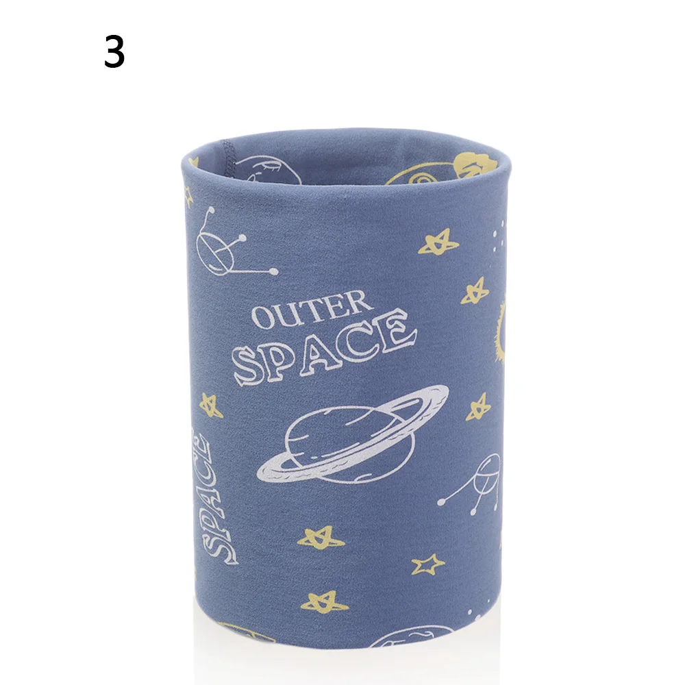 

Boys Girls Long Scarf Magic Necker Chief Windproof Cartoon Printed Collar Scarves Neck Warmer Children Cotton Scarf