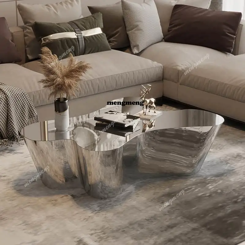 

Special-shaped Modern Coffee Table Minimalist Natural Living Room Side Tea Table Nordic Unique Mesa Centro Salon Home Furniture