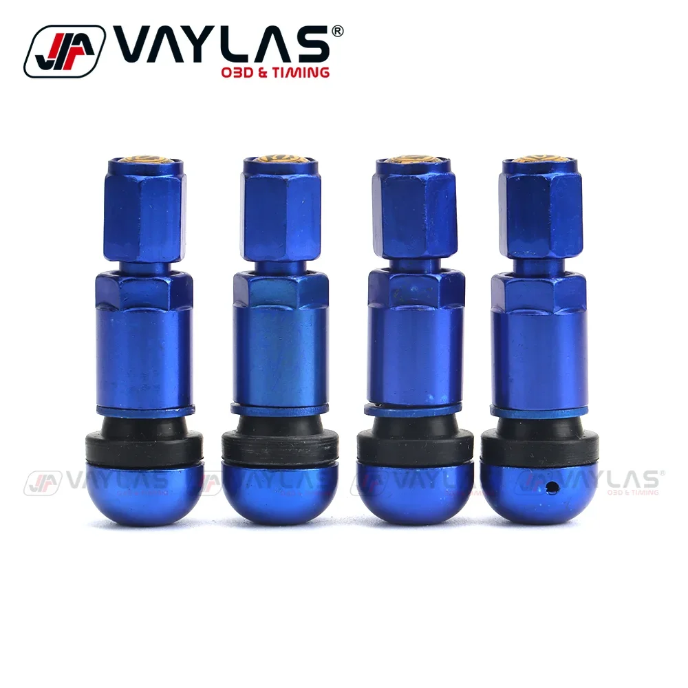 4Pcs TR525 TPMS Aluminum Car Valve Stem Tire Sensor Kit Tubeless Tyre Valve Stem Copper Core Wheel Accessories