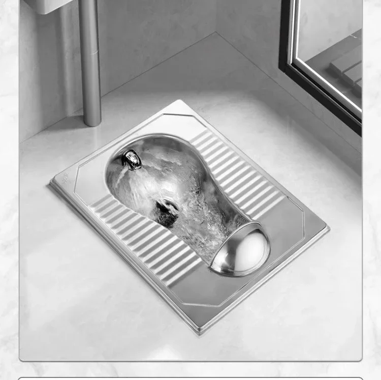 

304 stainless steel squatting toilet household public toilet urinal squatting pit deodorant