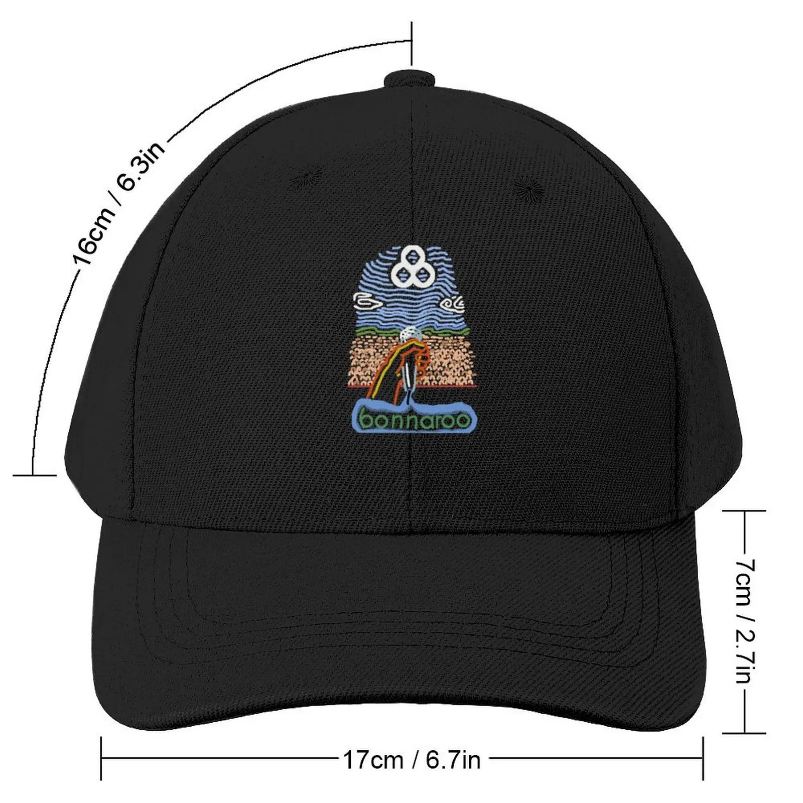 Bonnaroo Festival Tee Baseball Cap Hat Baseball Cap Sun Cap Custom Mountaineering Sun Hats For Women Men's